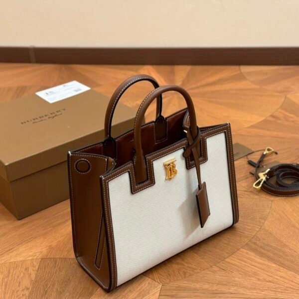 BBR Title Vintage Check and Leather Canvas and Leather - Bag