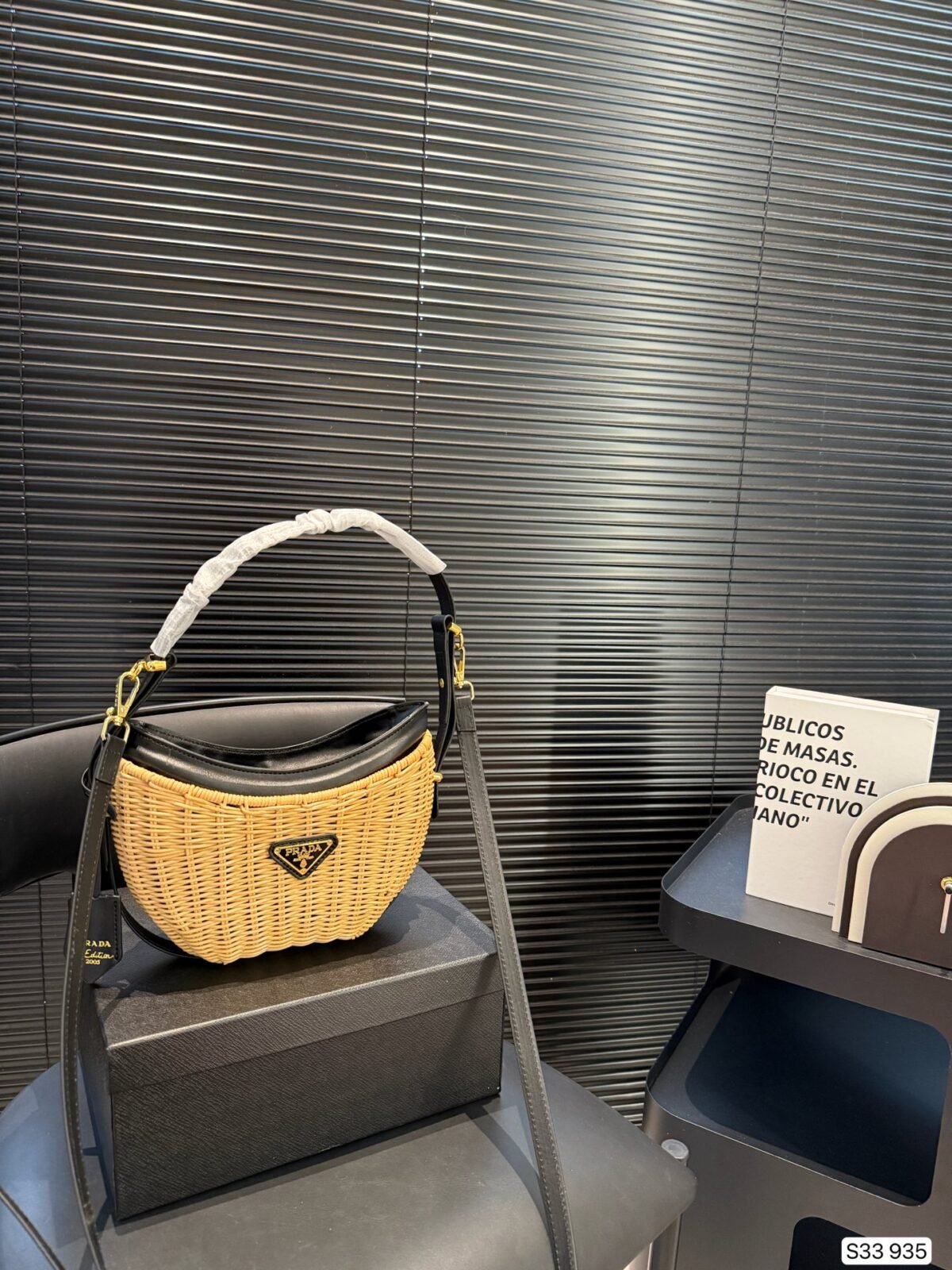 PR Cleo Woven Raffia – Borsa