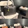 MIU Bowling Bag Black, Brown, Tan Leather - Bag