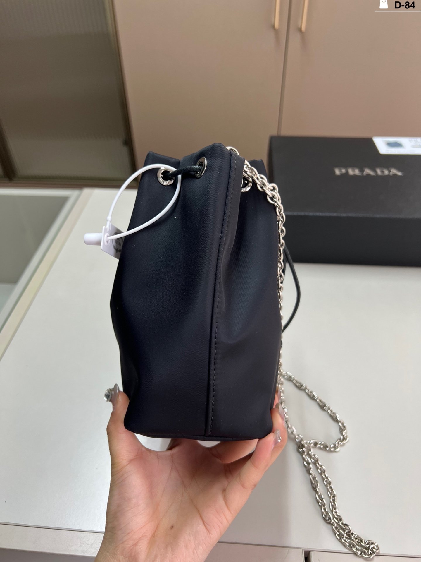 PR Nylon Mini Bag Black Nylon - Bag - Image 2