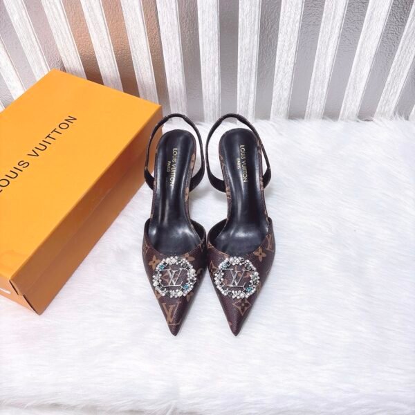 LV Cherie Slingback Pumps - Heels