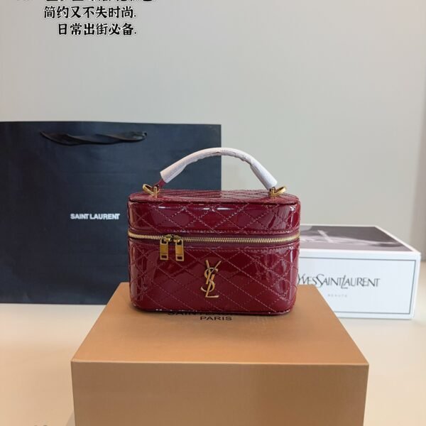 YSL Vanity Case Patent Leather - Bag