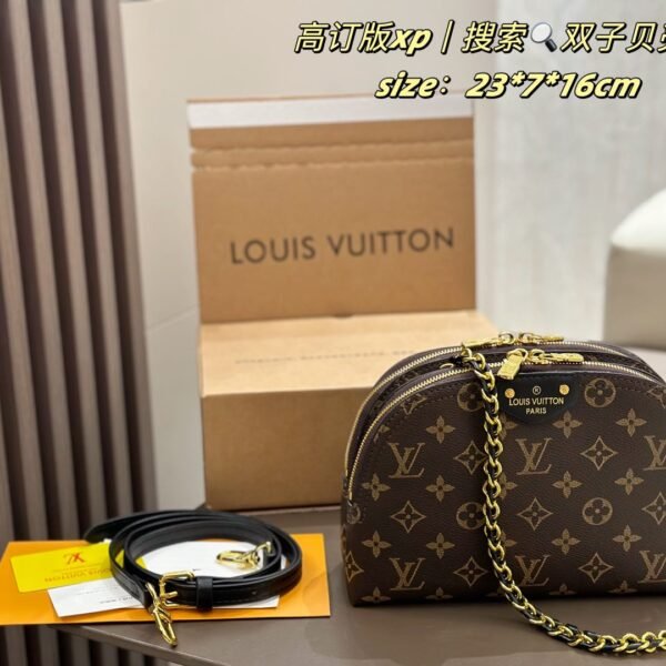 LV Double Zip Pochette Monogram - Bag