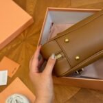 MIU Bowling Bag Brown Leather – Bag