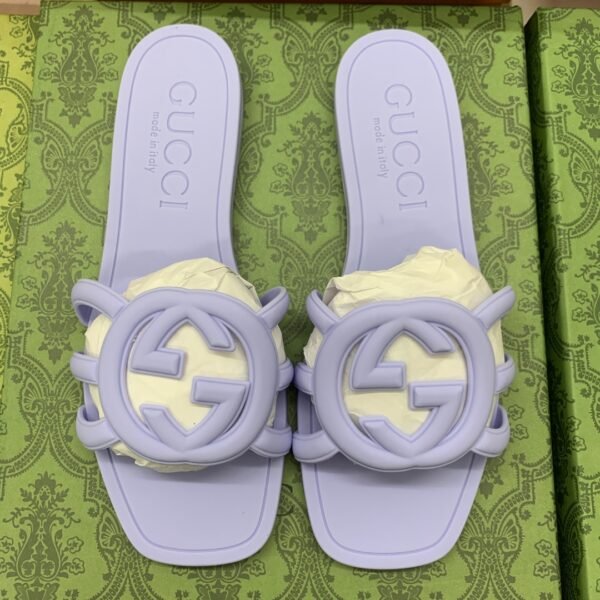 GG Rubber GG Slide Sandals - Slides