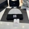 MCL Ribbed Wool Beanie Grey/Black - Hat