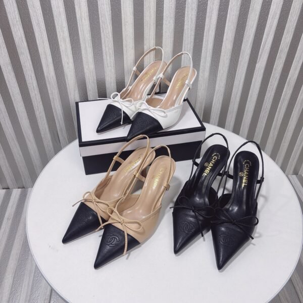 CC Slingback Bow Heels - Heels