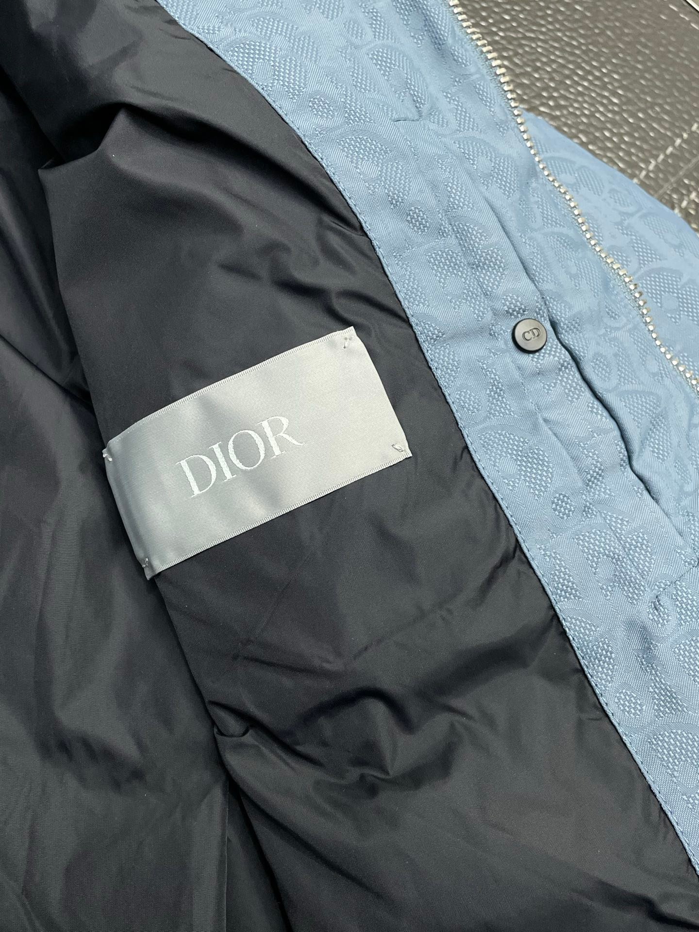 CD CD Oblique Puffer Jacket 46 Blue - Jacket - Image 9