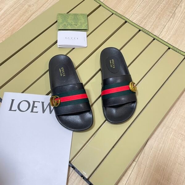 GG Pursuit Web Slide Sandals - Slides
