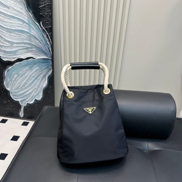PR Tessuto Fiocco Black Nylon - Bag