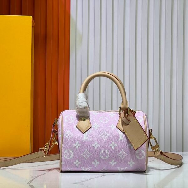 LV Speedy Bandoulière 20 Pink Monogram - Bag