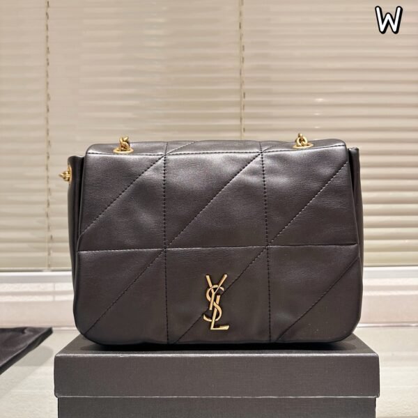 YSL Jamie Medium Black Leather - Bag