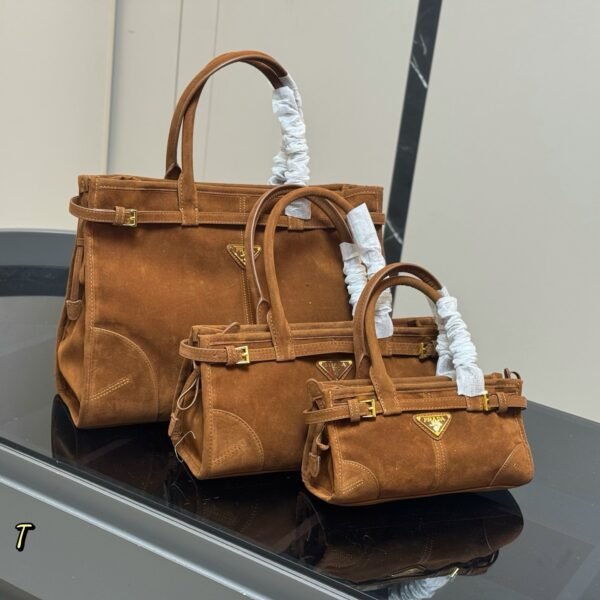 PR Galleria Brown Suede - Bag
