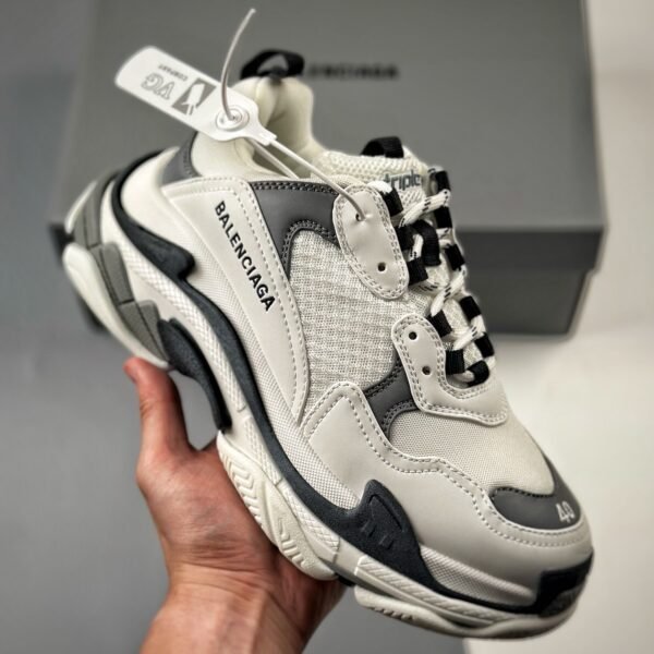 BAL Triple S White/Grey - Sneakers