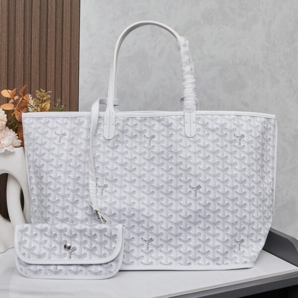 GYD Saint Louis GM White GYDine Canvas - Bag