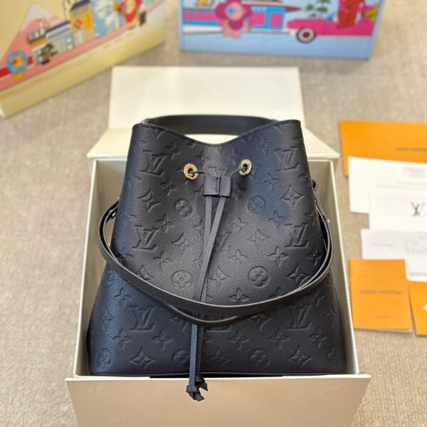 LV NéoNoé BB Black Monogram Empreinte Leather - Bag