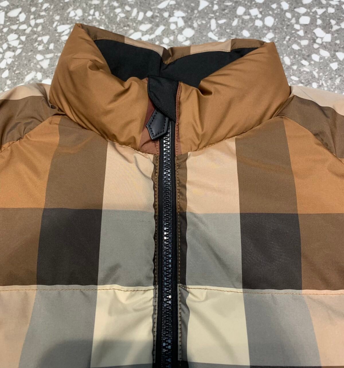 BBR Check Puffer Jacket – Giacca – Cuoio — 6