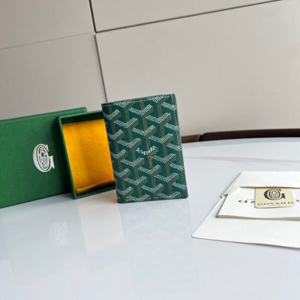 GYD Saint Sulpice Card Holder Green GYDine Canvas - Wallet