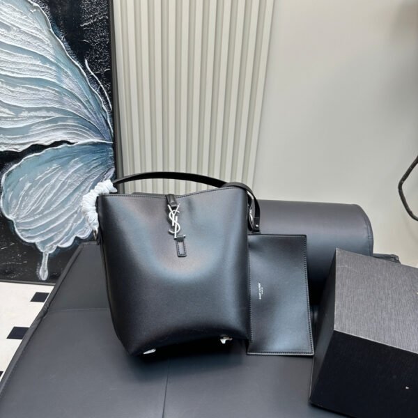 YSL Le 5 à 7 Hobo Black Leather - Bag