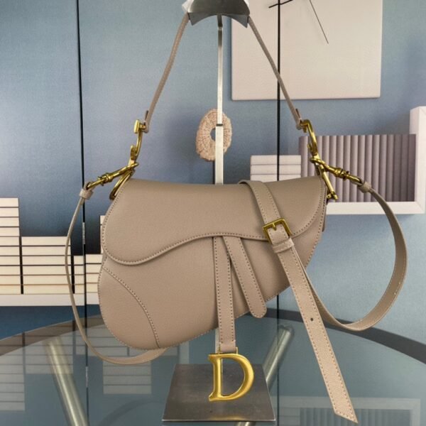 CD Saddle Beige Leather - Bag