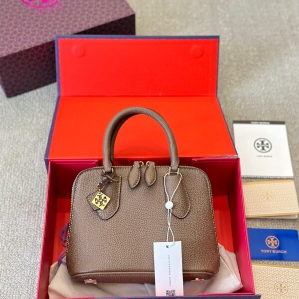 TB Monogrammed Shell Bag Monogrammed Handbag