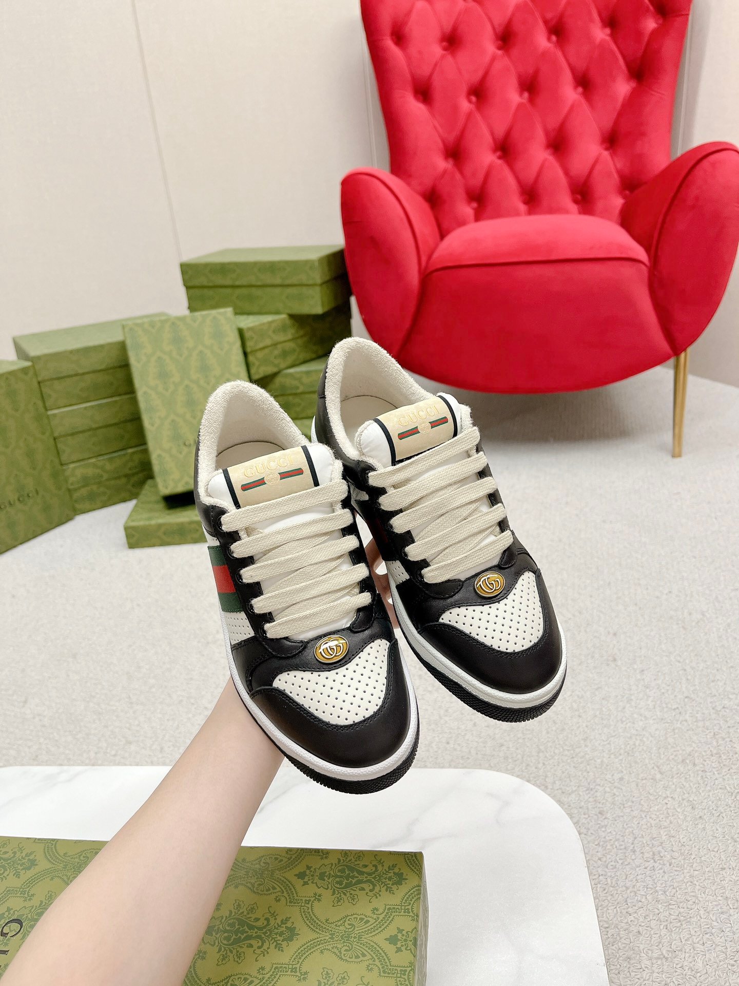 GG Screener Black/White - Sneakers - Image 3