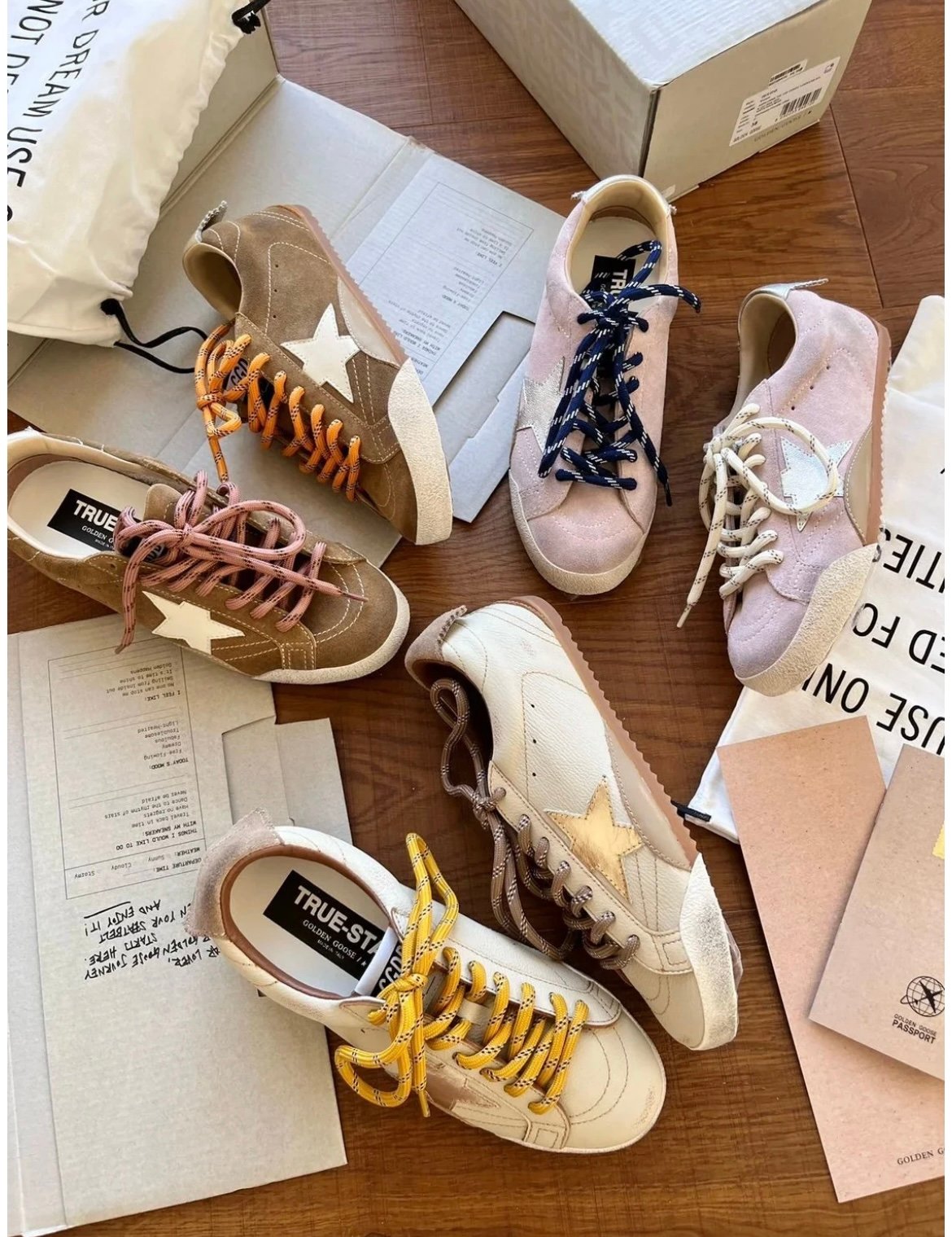 GG Superstar White/Gold Leather - Sneakers - Image 2