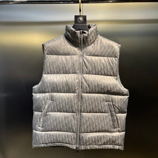 CD Oblique Down Vest Grey Oblique - Vest