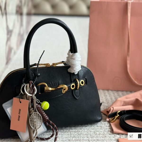 MIU The Aventure Black Leather - Bag