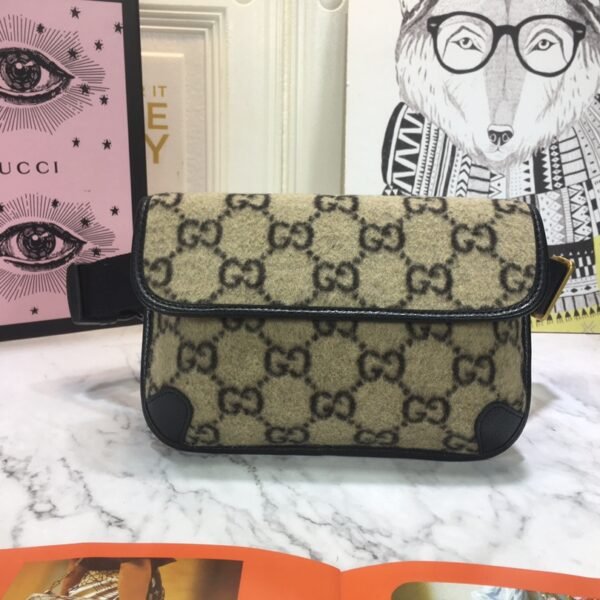 GG Ophidia GG Supreme Beige/Black - Belt Bag