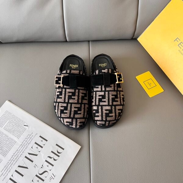 FD FF Buckle Mules - Shoes