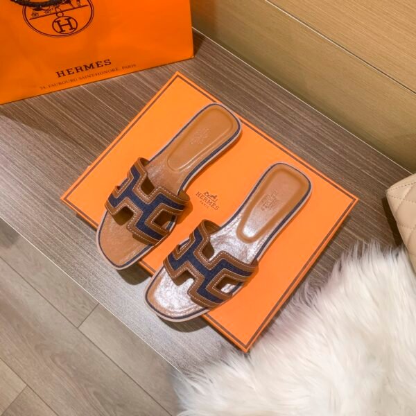 HM Oran Sandals Brown/Blue - Sandals