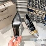 BAL BB Pointy Toe Pumps Silver – Scarpe con tacco