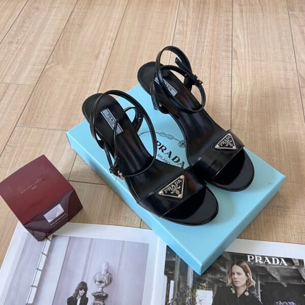 PR Triangle Logo Sandals - Heels