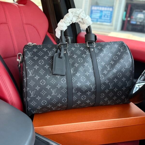 LV Keepall Bandoulière 50 Monogram Eclipse - Bag