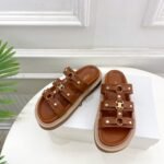 CEL Triomphe Sandals Tan Leather – Sandals