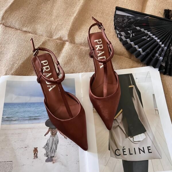 PR Pointed Toe Slingback Pumps - Heels