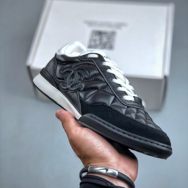 CC Calfskin Quilted Trainers - Sneakers