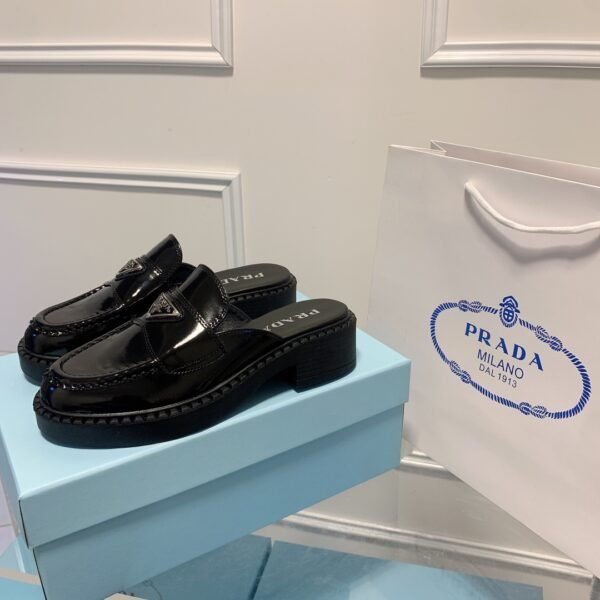PR Brushed Leather Loafers - Shoes