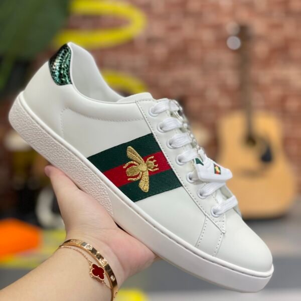 GG Ace White Leather - Sneakers