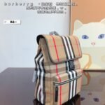 BBR Vintage Check Backpack – Backpack – Tan