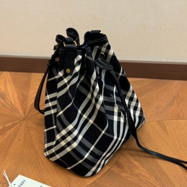 BBR Vintage Check Drawstring Beige/Black Check - Bag