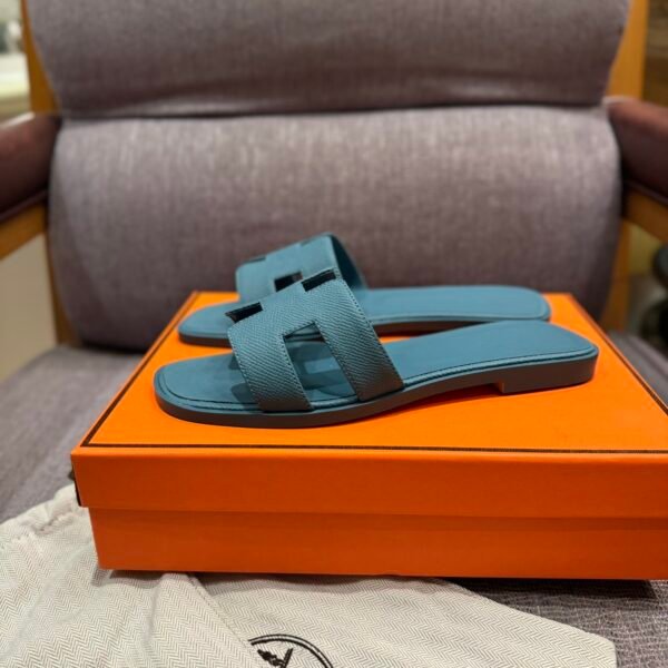 HM Oran Sandals Blue Leather - Sandals