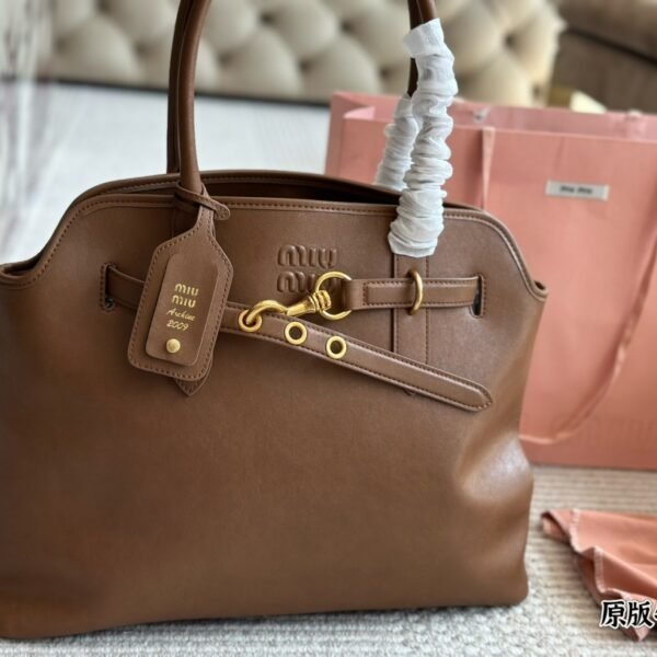 MIU Arcadie Brown Leather - Bag
