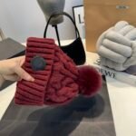 MCL Cable Knit Beanie Burgundy – Hat