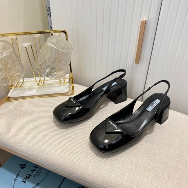 PR Triangle Slingback Pumps - Heels
