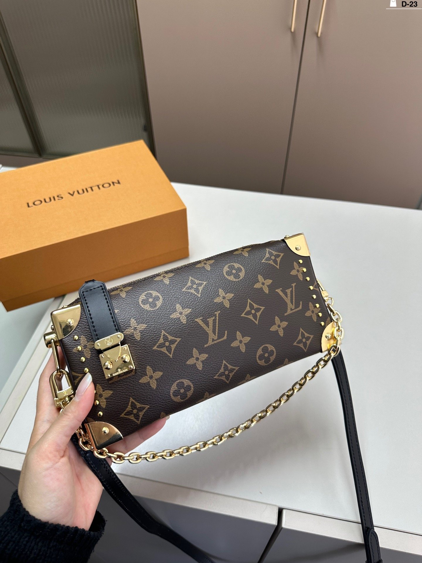 LV Petite Malle Monogram - Bag - Image 7