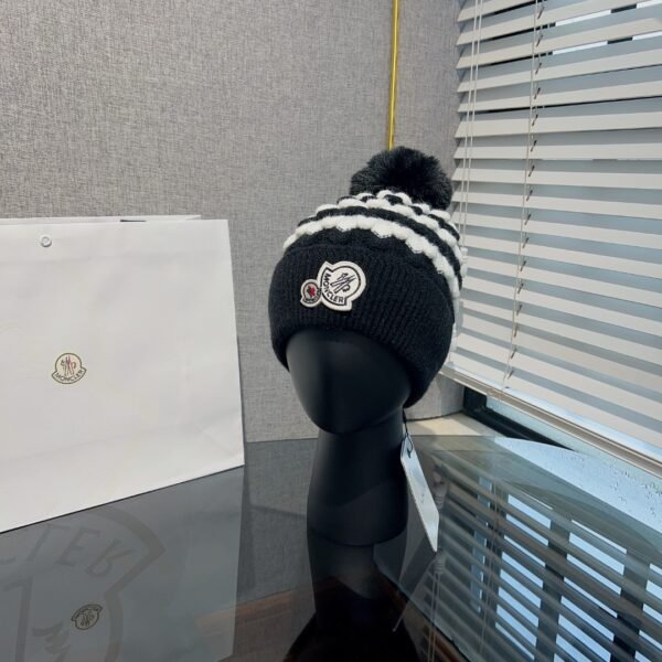 MCL Grenoble Wool Beanie Black/White - Hat