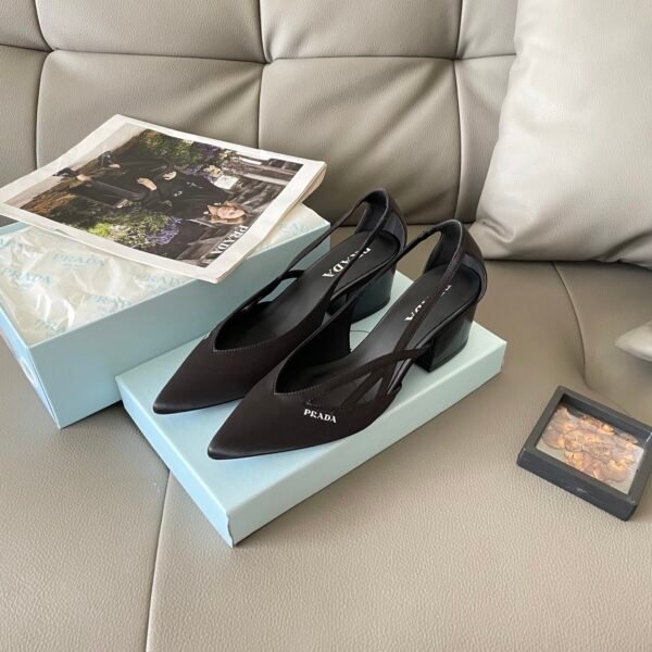PR Pointed Toe Slingback Pumps - Heels