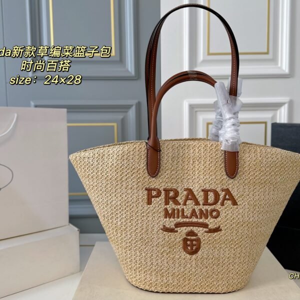 PR Raffia Tote - Bag